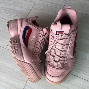 Trandy Pink Fila Sneakers Size 9.5